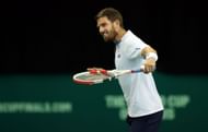 Cameron Norrie at the 2022 Davis Cup.